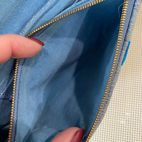💙LV DENIM💙Louis Vuitton denim Pochette on chain - Picture 14 of 14